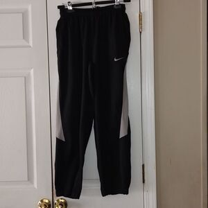Nike Performance black and gray cuffed pants Sz S (8-10) GUC